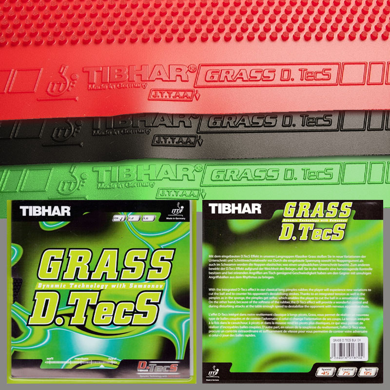 Table Tennis Rubber Protective Film - TIBHAR Grass D.TecS Lámina de Goma