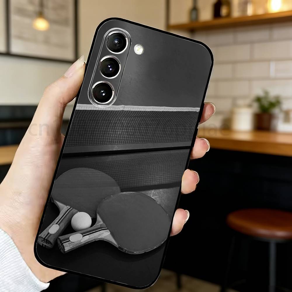 Funda de teléfono con raqueta  - Table Tennis Quotes reseña y precio