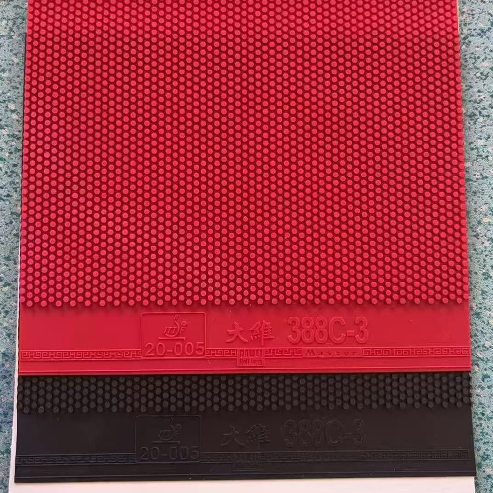 Dawei 388C-3 Pips cortos tenis - Table Tennis Xiom Rubber reseña y precio