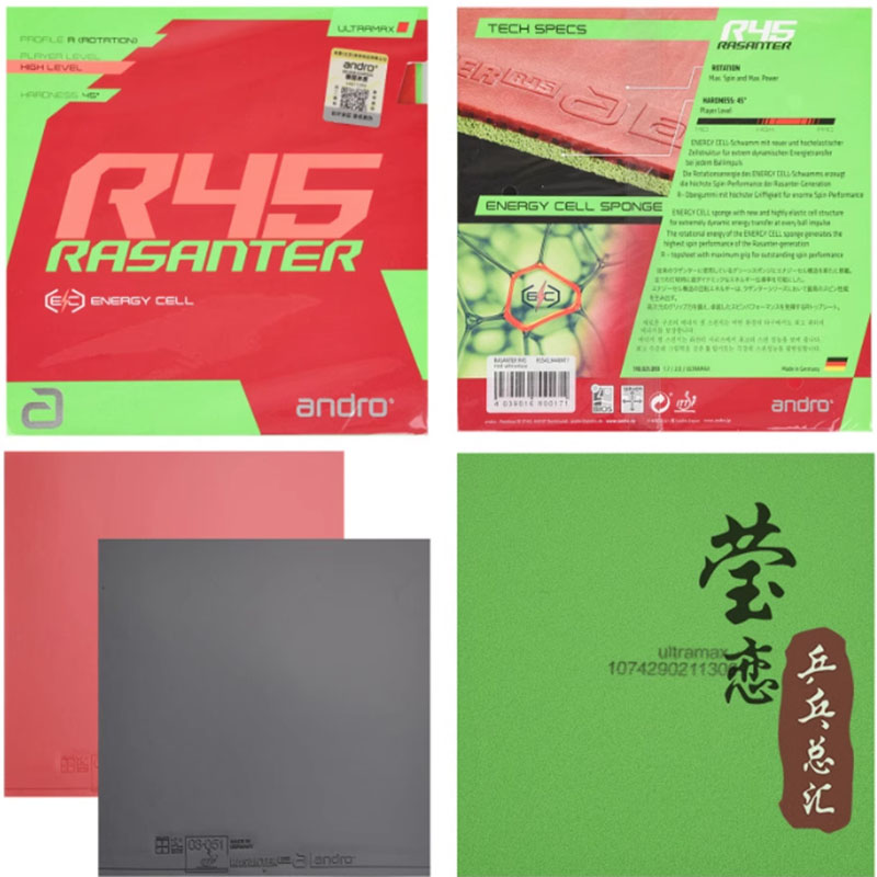 Goma de Tenis de Mesa Andro Ra - Table Tennis Rubber reseña y precio