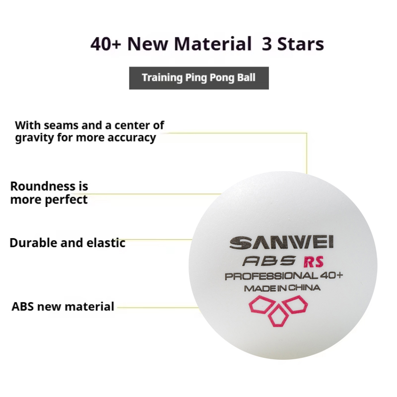SANWEI RS40 + pelotas de tenis - Table Tennis Vr reseña y precio