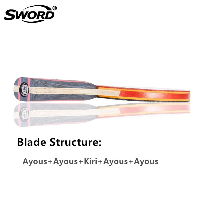 Raqueta de tenis de mesa SWORD - Table Tennis Grip Types reseña y precio