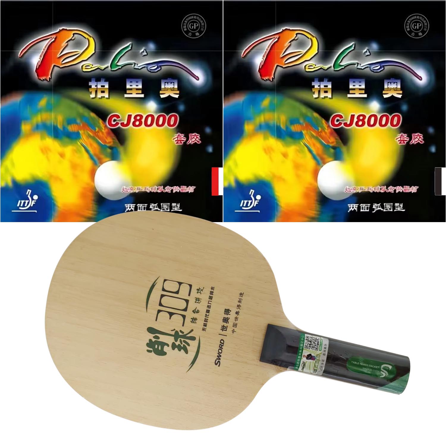 Pro Combo Racke Sword 309 Chop - Table Tennis Grip Types reseña y precio