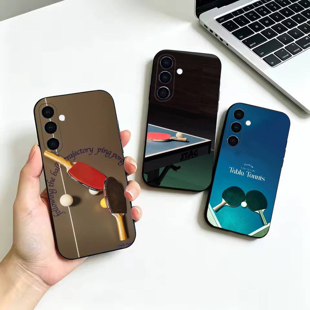 Funda negra suave para raqueta - Table Tennis Quotes reseña y precio