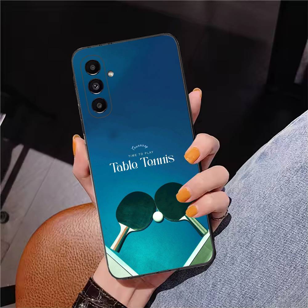 Funda negra suave para raqueta - Table Tennis Quotes reseña y precio