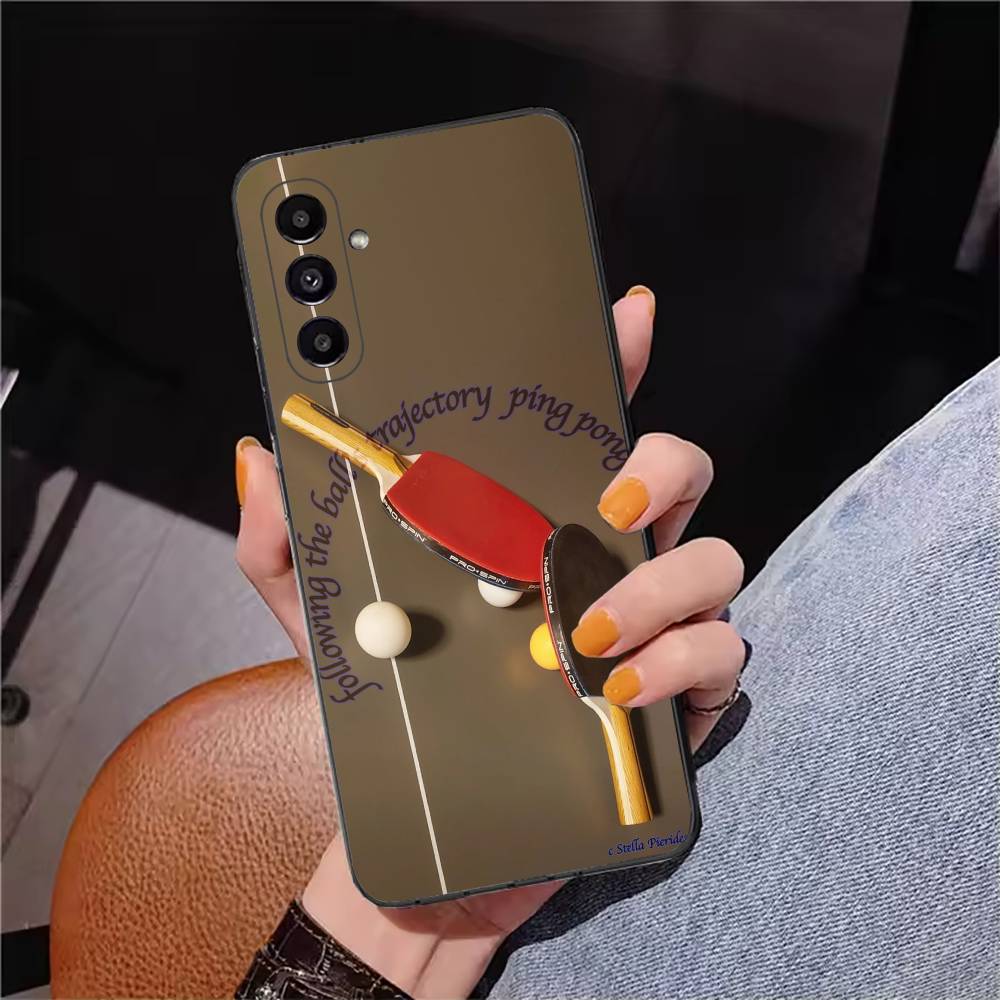 Funda negra suave para raqueta - Table Tennis Quotes reseña y precio
